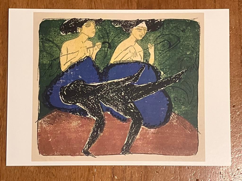 Ernst Ludwig Kirchner - Cakewalk, 1911, Verzamelen, Ansichtkaarten | Themakaarten, Ongelopen, 1980 tot heden, Muziek, Ophalen of Verzenden