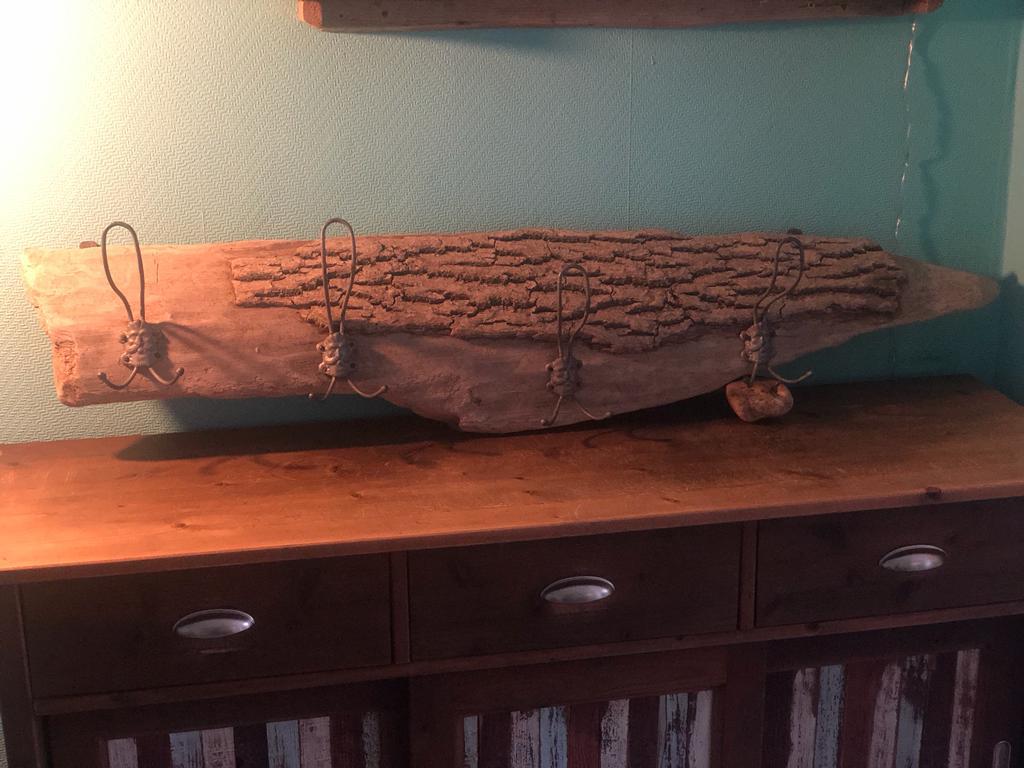 Mooie robuuste kapstok, Huis en Inrichting, 100 tot 150 cm, Zo goed als nieuw, Hout, Ophalen