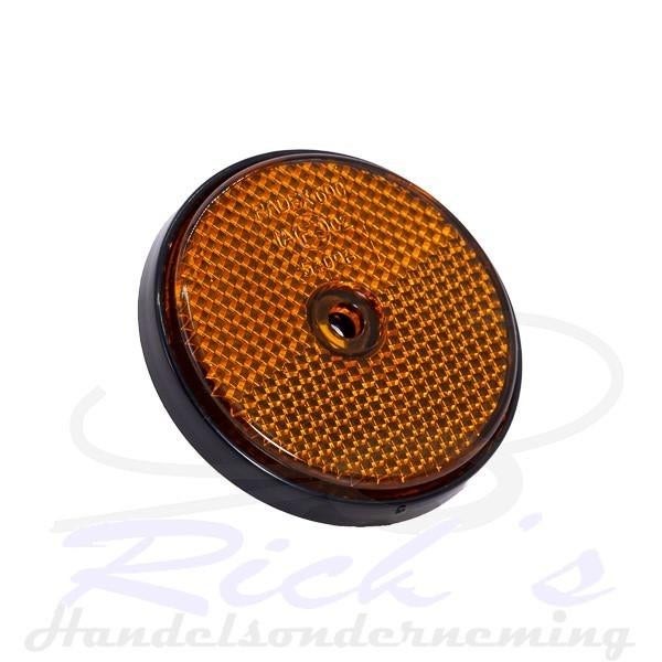 Reflector rond 80 mm kleur: oranje ,rood, of wit, Caravans en Kamperen, NB, Nieuw, Ophalen of Verzenden, NB