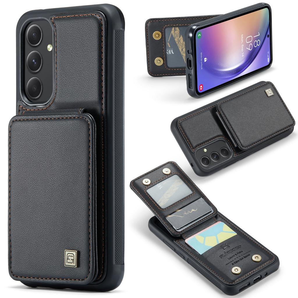 Luxe Portemonnee Backcover voor Google Pixel 8 _ Zwart, Verzenden, Nieuw, Hoesje of Tasje