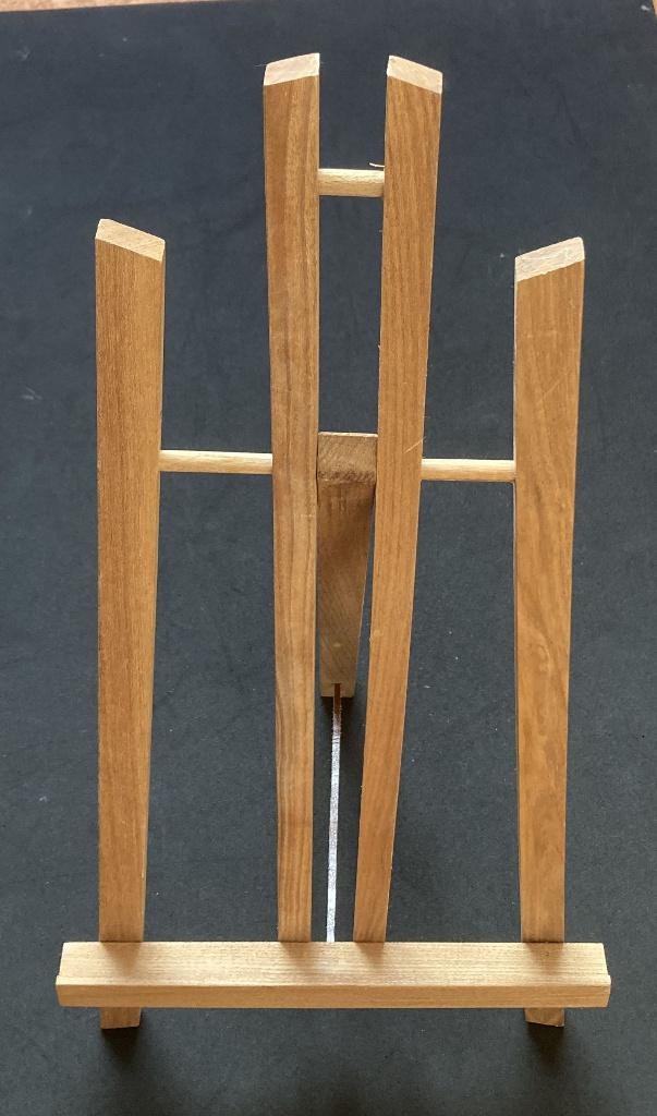 2 stuks mini-ezel van hout tafel ezel, Ophalen of Verzenden, Zo goed als nieuw, Ezel