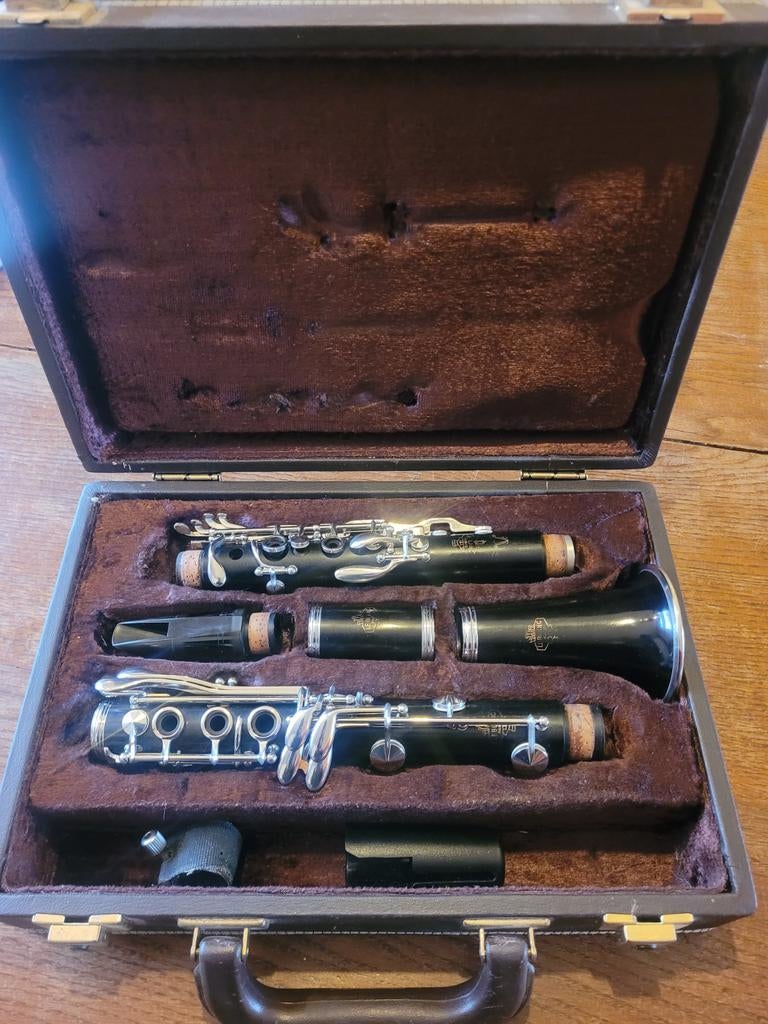 BbKlarinet Leblanc LL 1176 incl Vandoren mondstuk speelklaar, Ophalen, Hout