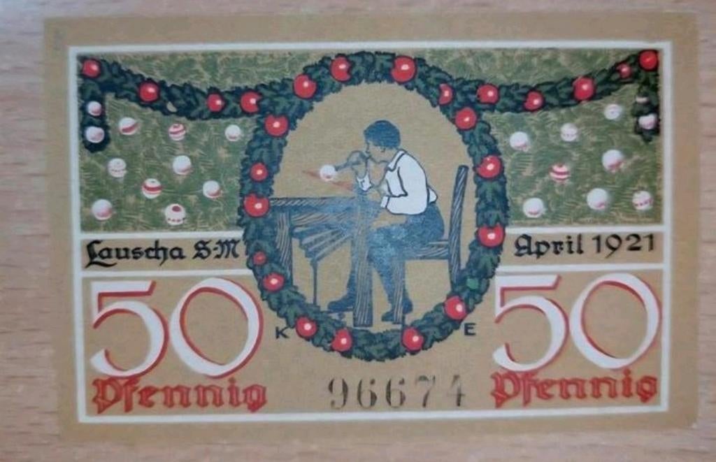 Duits Notgeld Lauscha Noodgeld, Ophalen of Verzenden