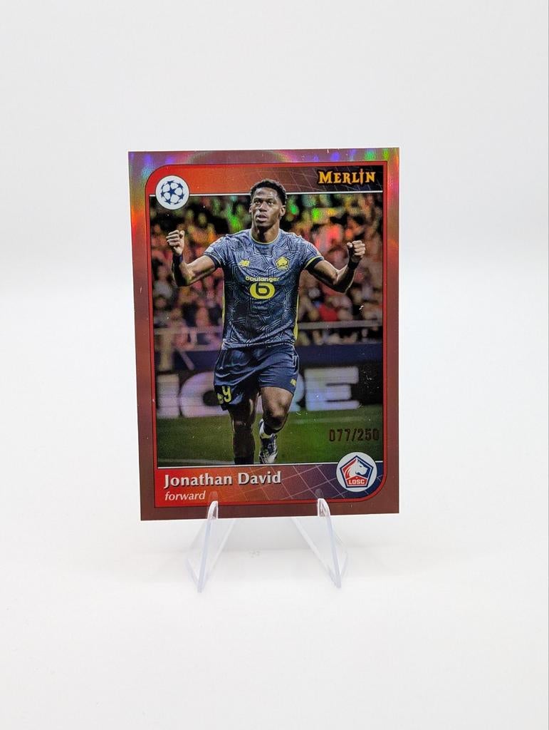 Jonathan David /250 - Topps Merlin 24/25 - Losc Lille, Ophalen of Verzenden, Zo goed als nieuw, Plaatje