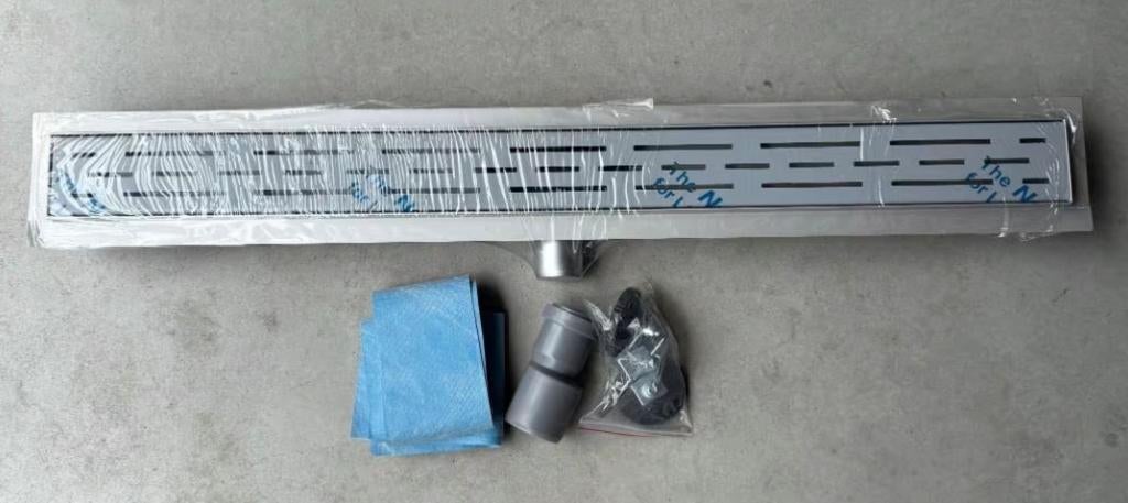 RVS Douchegoot 70cm–Douchedrain Inloopdouche–Nieuw in Doos, Verzenden, Nieuw, Rvs, Douche