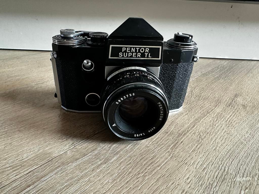 Vintage Pentor Super TL camera met e5mm F1,8 lens, Ophalen of Verzenden, Gebruikt, Spiegelreflex, Overige Merken