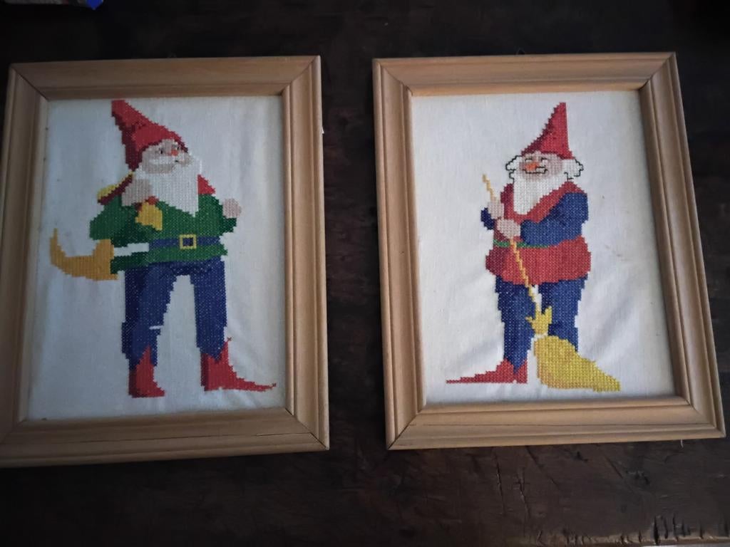 Kabouter schilderijtjes, Ophalen of Verzenden
