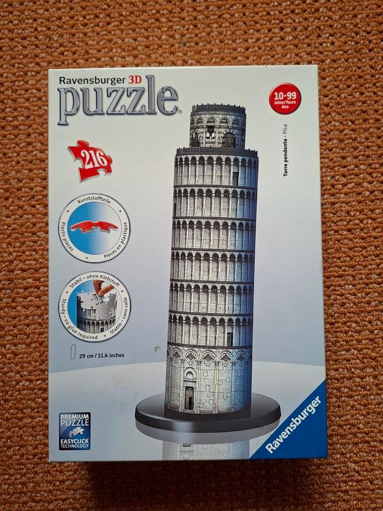 Toren van Pisa 3D puzzel, Ophalen, Minder dan 500 stukjes, Rubik's of 3D-puzzel