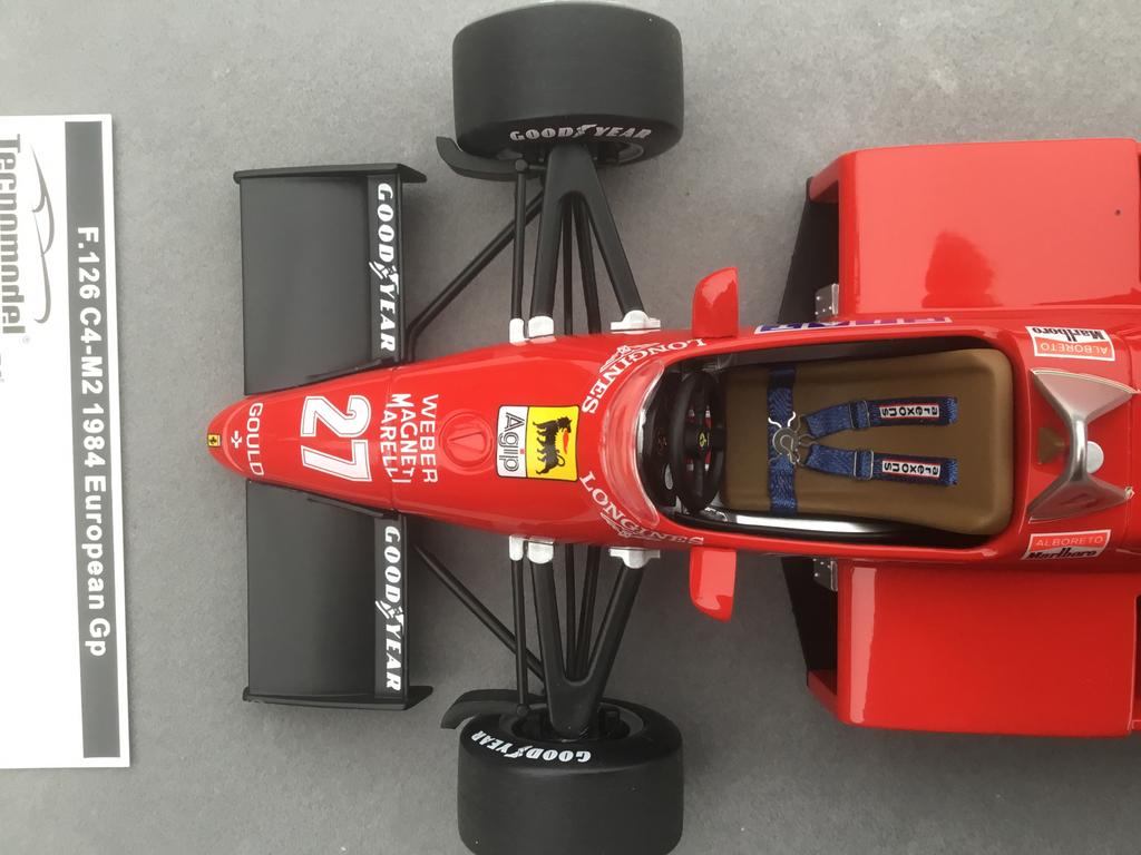 Ferrari 126 C4-M2 F1 Alboreto 1:18 Technom. Lim. + Marlboro, Hobby en Vrije tijd, Modelauto's | 1:18, Ophalen, Zo goed als nieuw