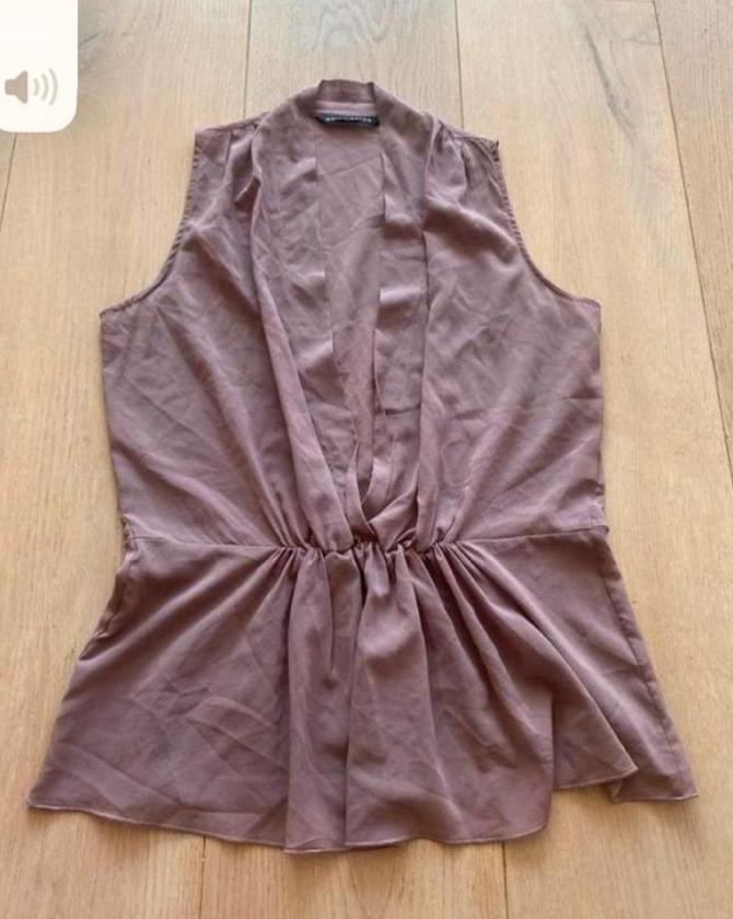 Brian dales zijde M nieuwstaat, Kleding | Dames, Maat 38/40 (M), Paars, Ophalen of Verzenden, Zo goed als nieuw