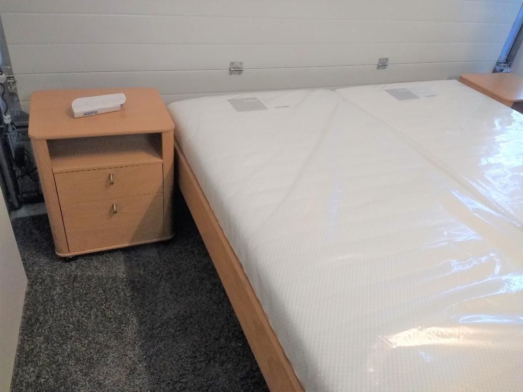 Prachtige Auping Auronde hoog model! Gratis bez/Monteren!, Verstelbaar, Bruin, Tweepersoons, Ophalen of Verzenden
