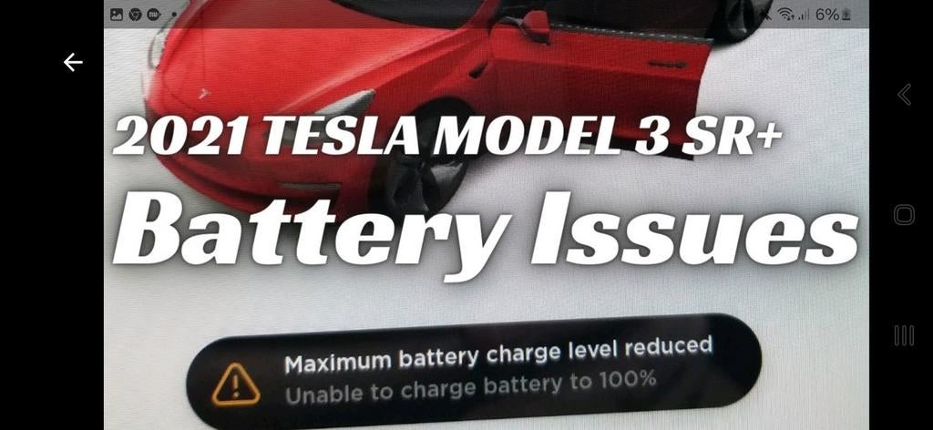 Tesla model 3 of S accu defect of verkoop auto??