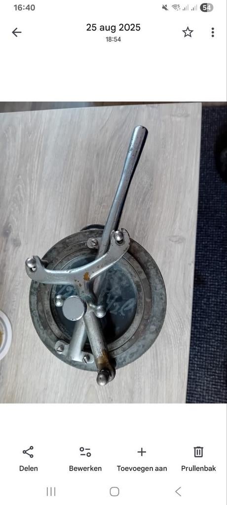 Vintage melk tap spijkstaal melkwagen, Ophalen of Verzenden