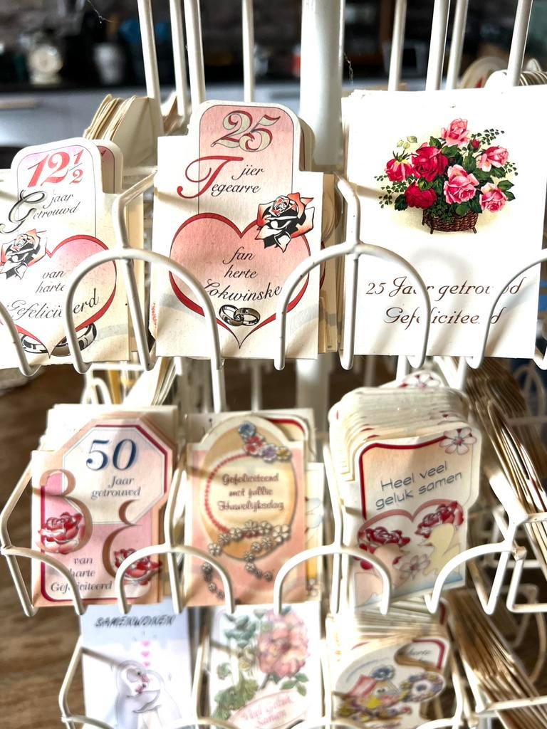 CARROUSEL MET VINTAGE/RETRO KADOKAARTJES, Antiek en Kunst, Curiosa en Brocante, Ophalen of Verzenden