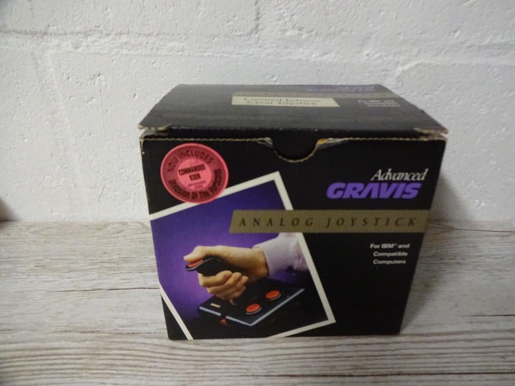 Vintage Advanced Gravis pc joystick + doos 1991, Ophalen of Verzenden, Commodore