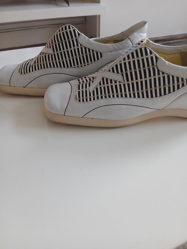 Muxart Barcelona Instappers Maat 41, Kleding | Dames, Schoenen, Ophalen of Verzenden, Zo goed als nieuw, Muxart, Wit