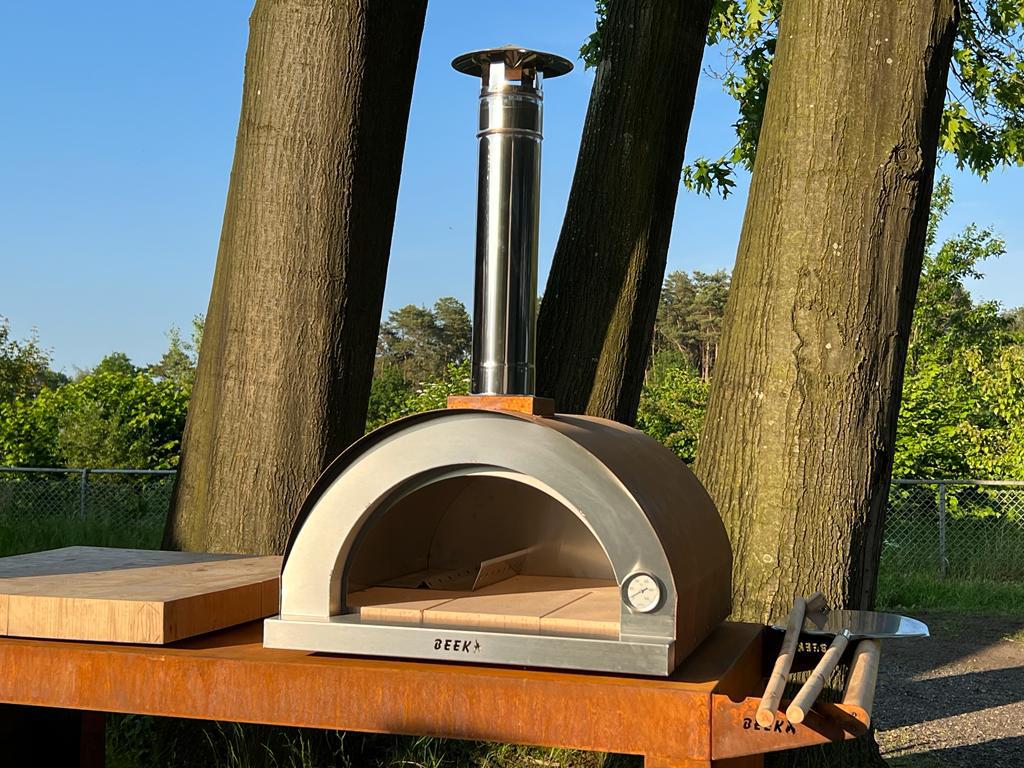 BEEK Corten 70 pizza oven Houtgestookt, 2 pizza's tegelijk, Ophalen of Verzenden, Nieuw, BEEK