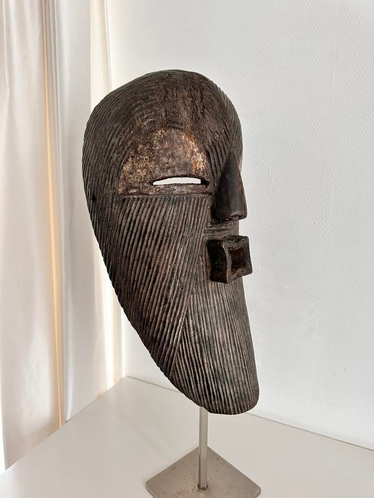 Exclusief SONGYE  Luba Kifwebe masker privécollectie Matadi, Antiek en Kunst, Ophalen of Verzenden
