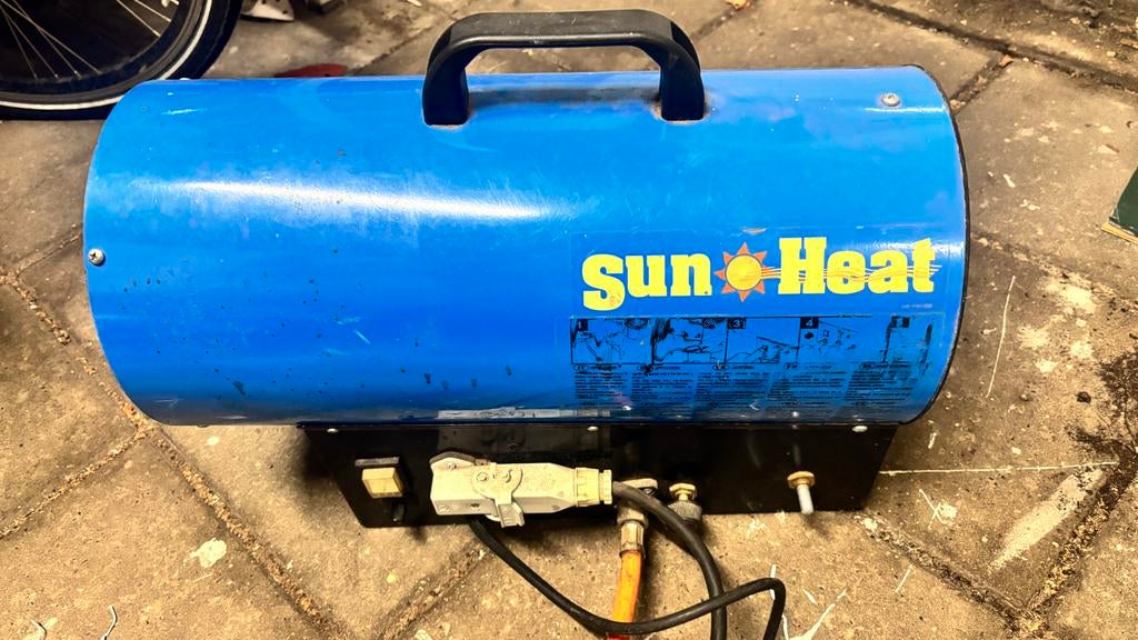 Hete luchtkanon in goede staat, Doe-het-zelf en Verbouw, Verwarming en Radiatoren, Ophalen, 30 tot 80 cm, Gebruikt, Kachel