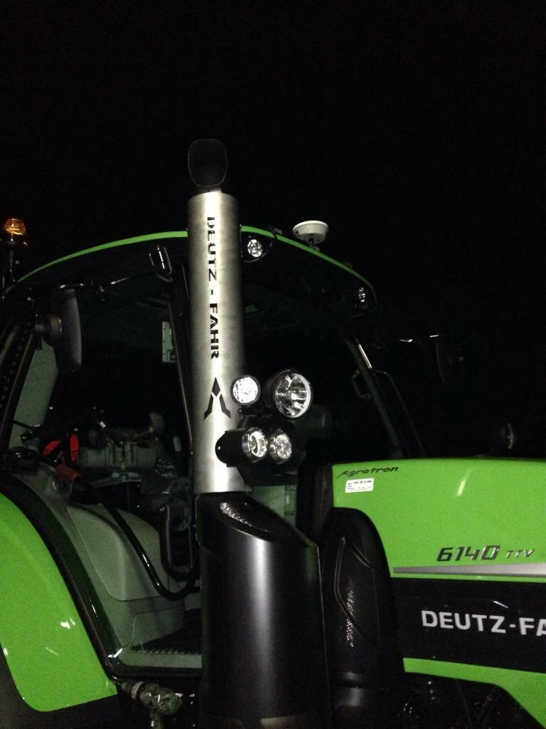 RVS uitlaat cover Deutz, Zakelijke goederen, Agrarisch | Tractoren, Deutz - Fahr, Nieuw