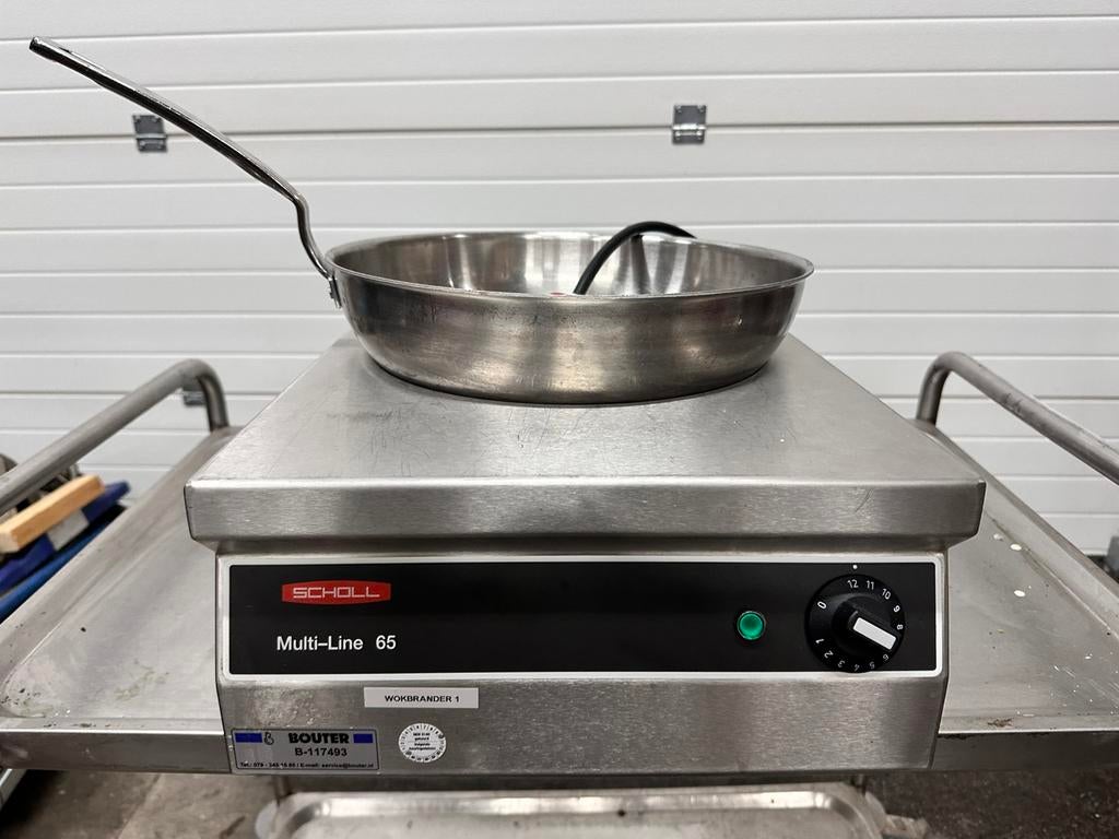 Scholl wok apparaat Demo, Zakelijke goederen, Ophalen of Verzenden, Fornuis, Frituur en Grillen