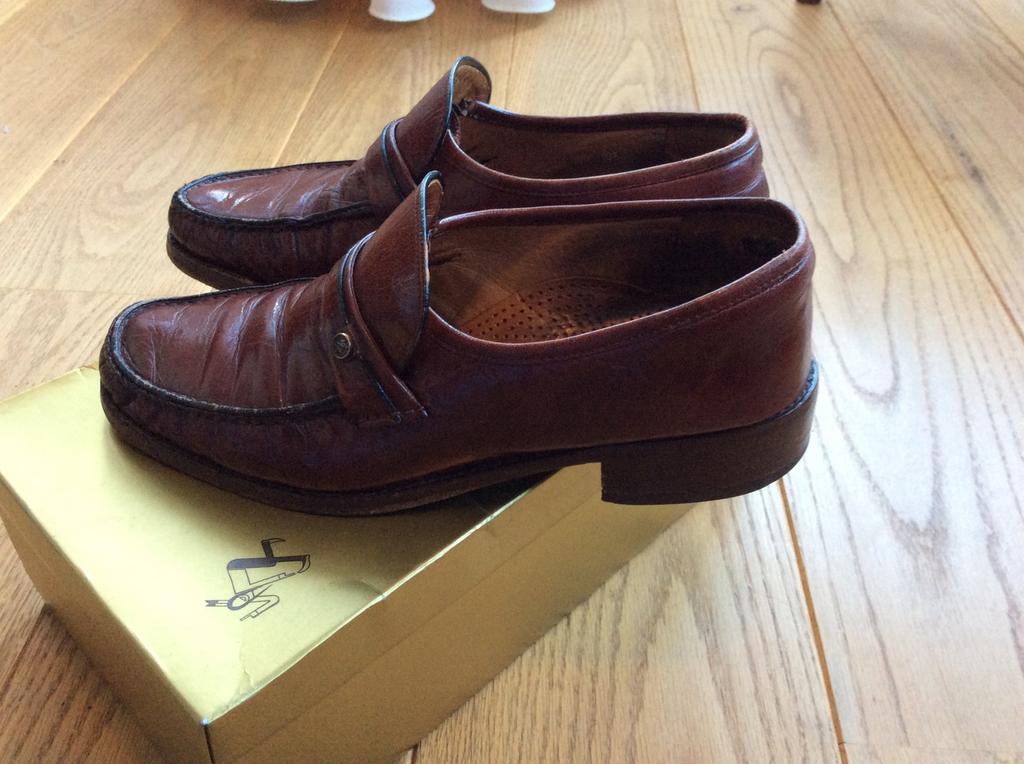 Heren schoenen, Ophalen of Verzenden, Gedragen, Bruin