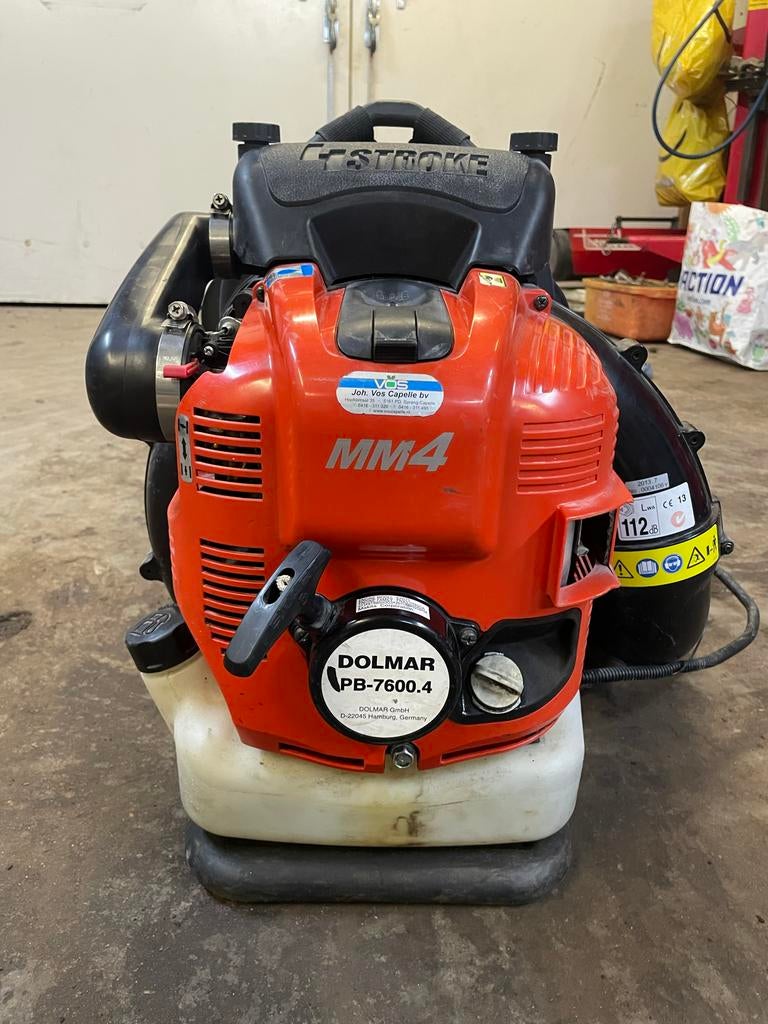 Dolmar PB-7600.4 Ruggedragen Bladblazer, Ophalen, Benzine, Gebruikt, Ruggedragen
