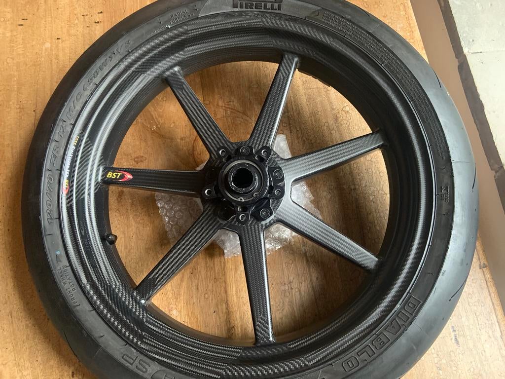 BST Mambatek carbon velgen Panigale 1199 1299 V4 wielen, Motoren, Ophalen of Verzenden