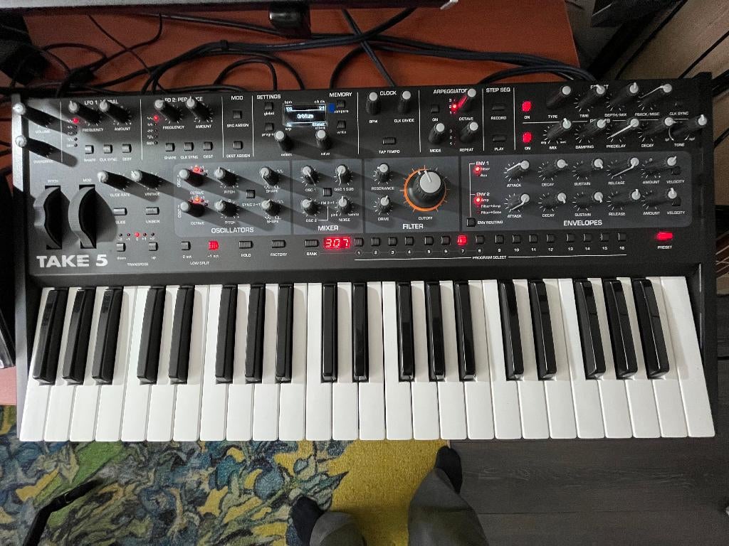 Sequential Take 5, Muziek en Instrumenten, Synthesizers, Gebruikt, Met midi-aansluiting, Ophalen, 49 toetsen