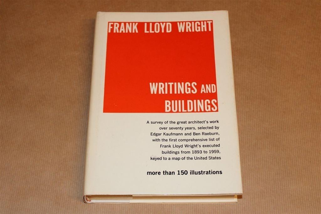 Frank Lloyd Wright — Writings and Buildings [1960], Boeken, Kunst en Cultuur | Architectuur, Gelezen, Architecten, Ophalen of Verzenden