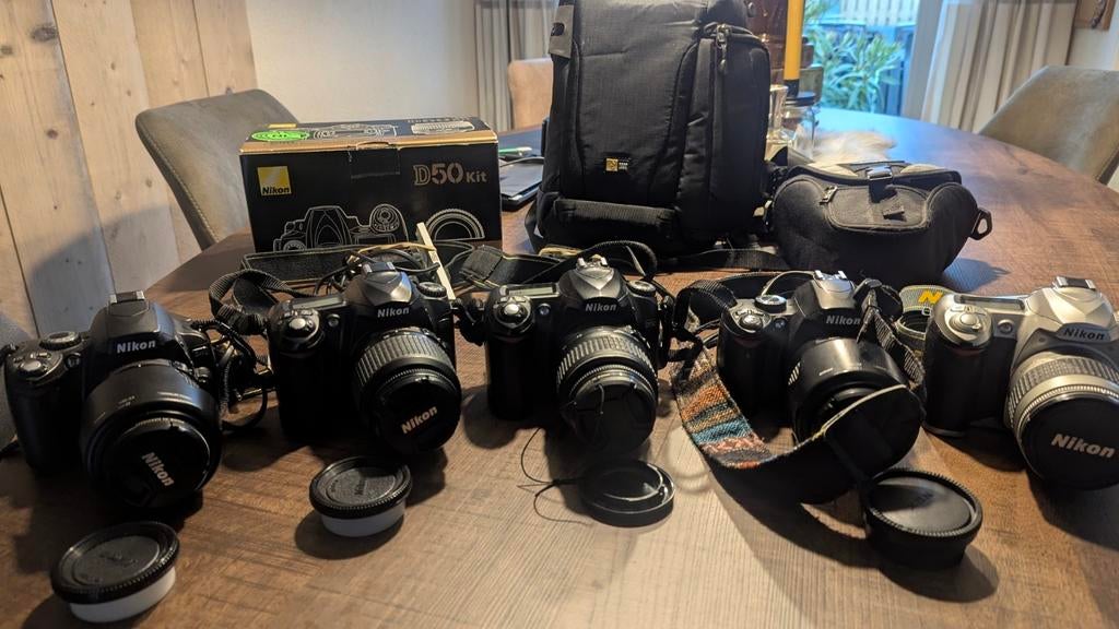Nikon camera's te koop, Audio, Tv en Foto, Fotocamera's Digitaal, Ophalen of Verzenden, Spiegelreflex, Nikon, 8 keer of meer