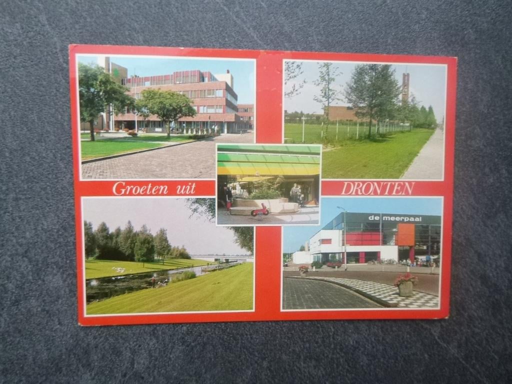 Dronten, de Meerpaal 1986, Verzenden, 1980 tot heden, Gelopen, Noord-Brabant