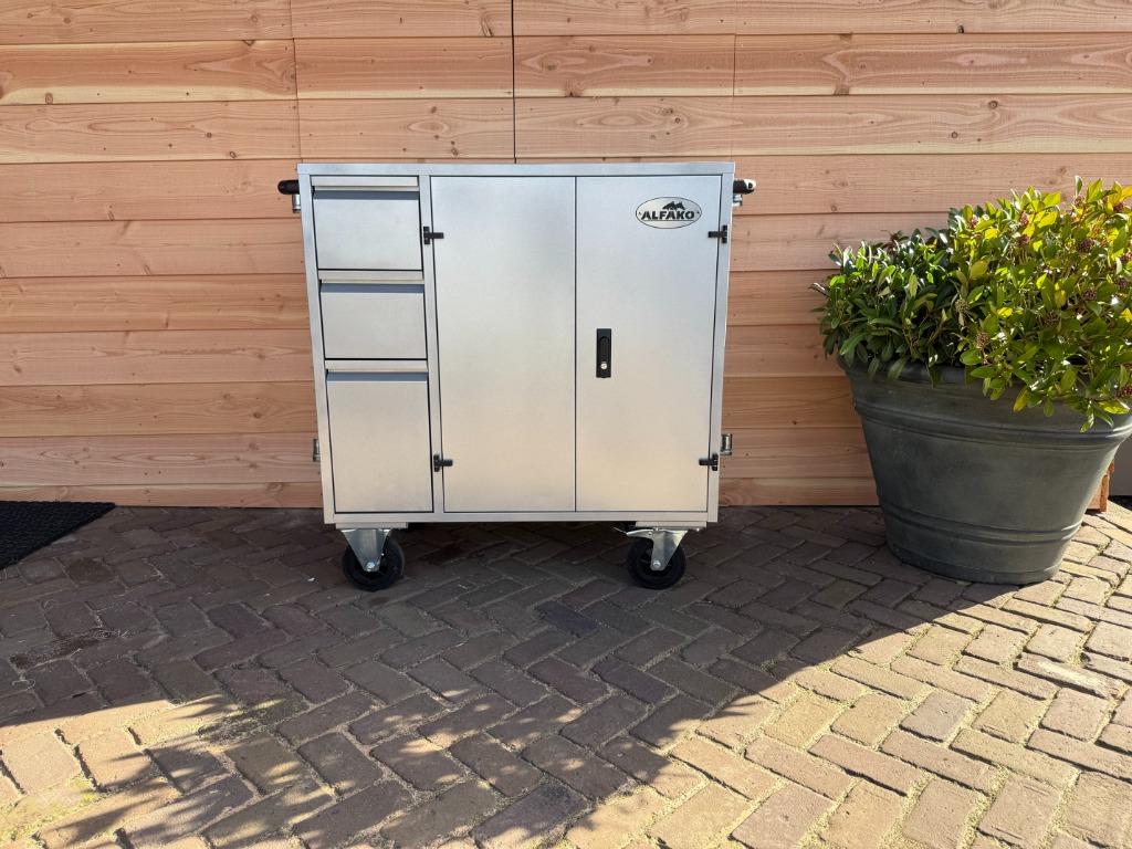 MIDI ECONOMY 160 ZILVER Alfako Concourskast | zadelkast, Dieren en Toebehoren, Paarden en Pony's | Zadels, Ophalen, Nieuw, Overige soorten