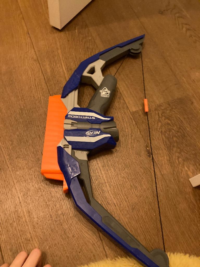 Nurf pijl en boog, Ophalen, Gebruikt