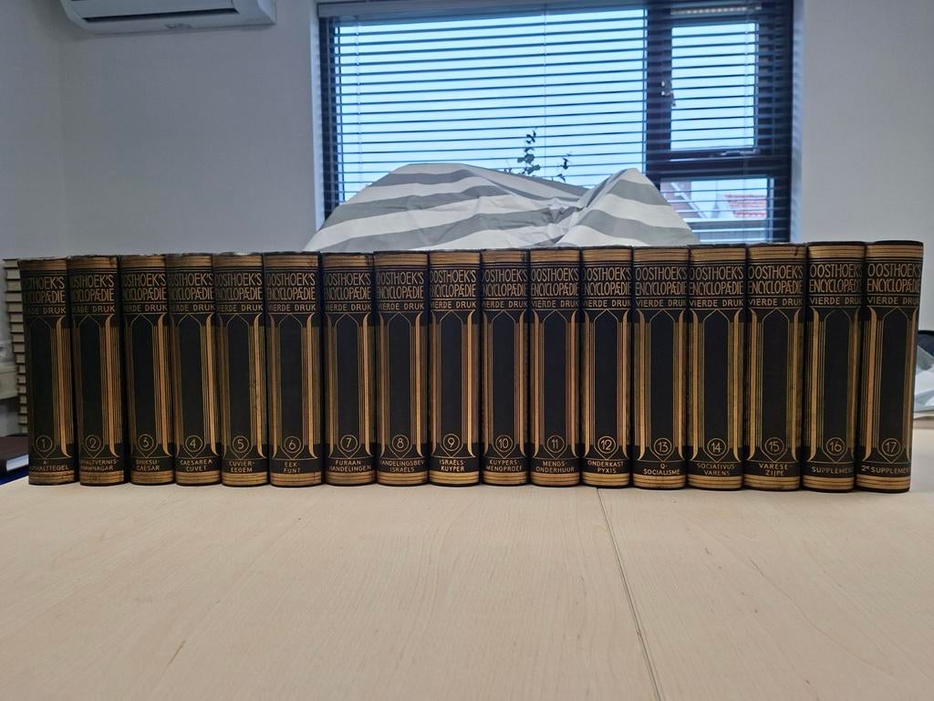 Oosthoek's Encyclopædie, Ophalen, Zo goed als nieuw