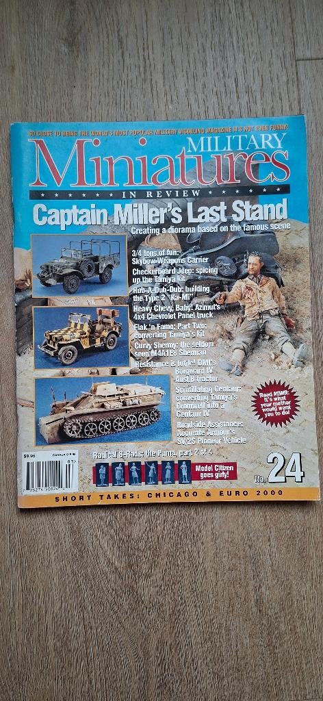 Modelbouwbladen Military Miniatures, Ophalen of Verzenden, Gebruikt, Groter dan 1:35