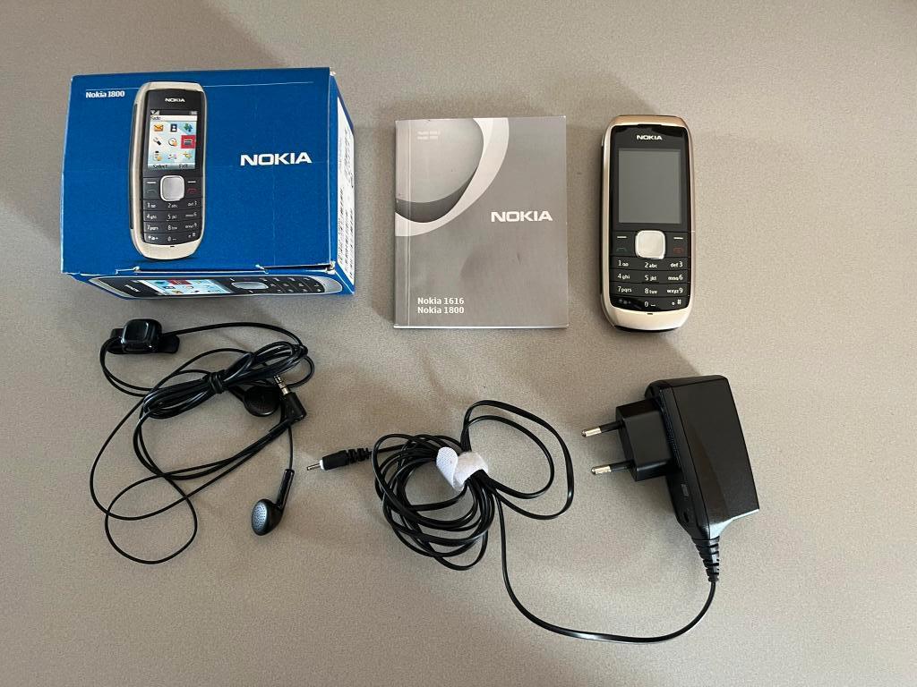 Mobiele telefoon Nokia 1800, Silver Grey (alleen behuizing), Ophalen, Overige modellen, Fysiek toetsenbord, Zo goed als nieuw