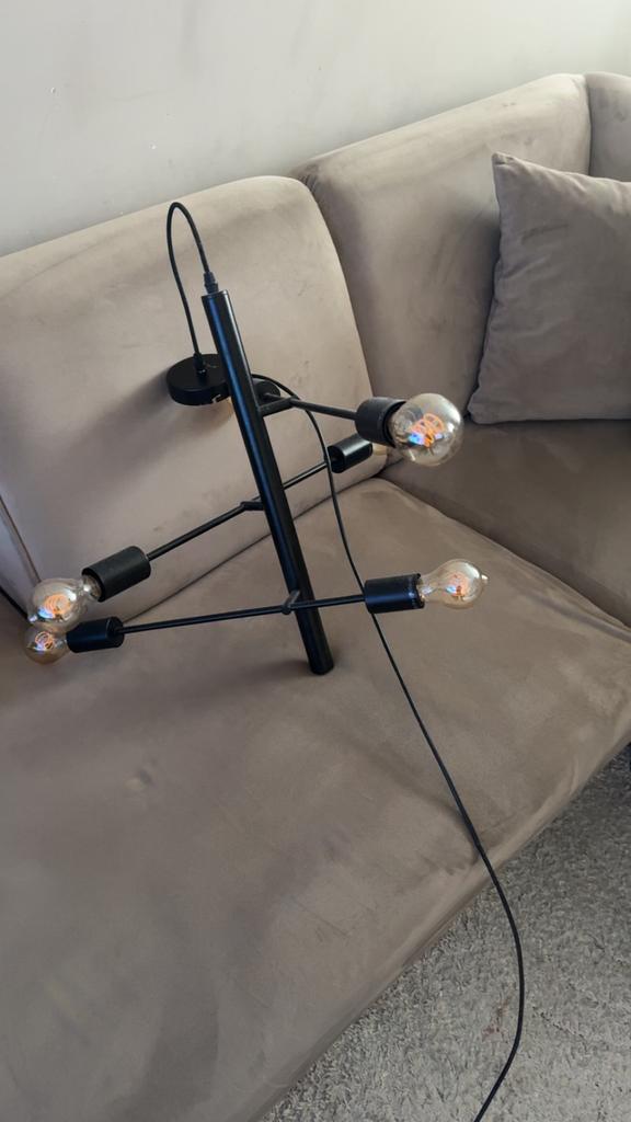Hanglamp zwart, Ophalen of Verzenden, Zo goed als nieuw