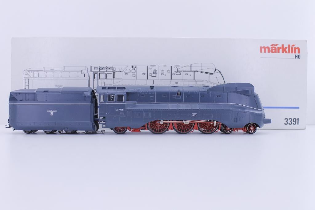 Marklin 3391 HO BR 03.10 DRG met stroomlijnbekleding, Wisselstroom, Locomotief, Ophalen of Verzenden, Zo goed als nieuw