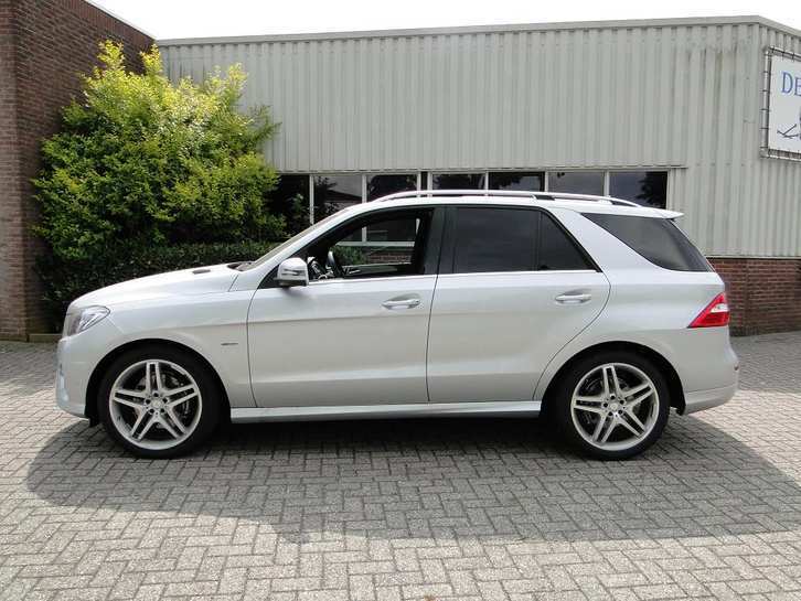 Mercedes ML-GLE Grijs Kenteken Ombouw NIEUW MODEL 2012, Diesel, Grijs, Zilver of Grijs, Te koop