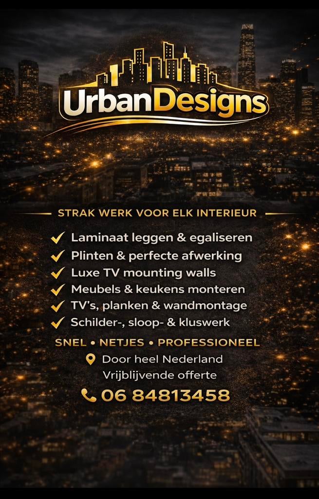 UrbanDesigns voor kleine & grote klussen (klusjesman)