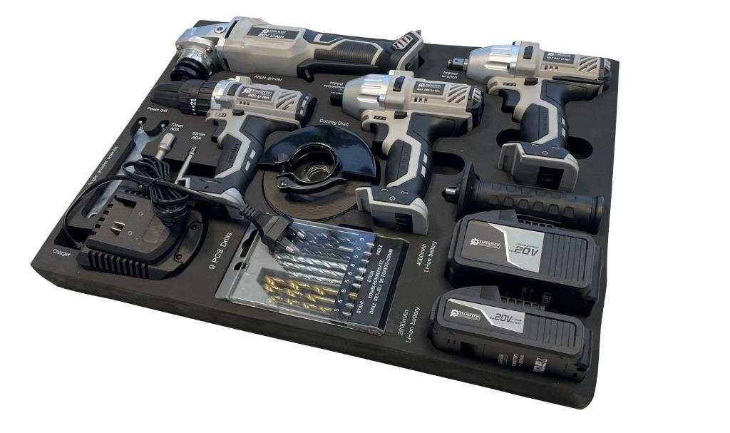 Stahltech 19PCS powertools set