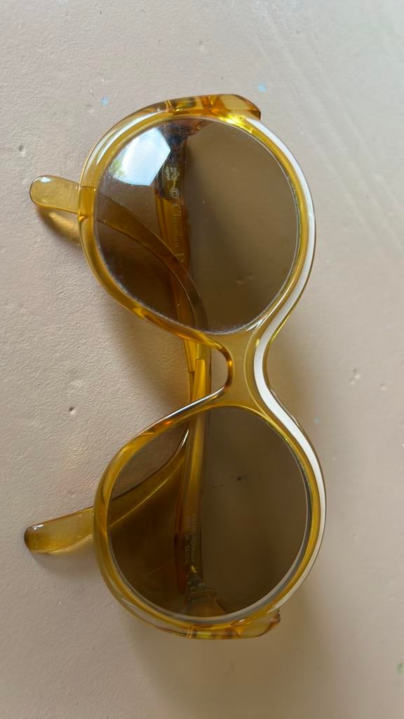 Christian Dior zonnebril jaren 70, Ophalen, Zo goed als nieuw, Roze, Christian Dior