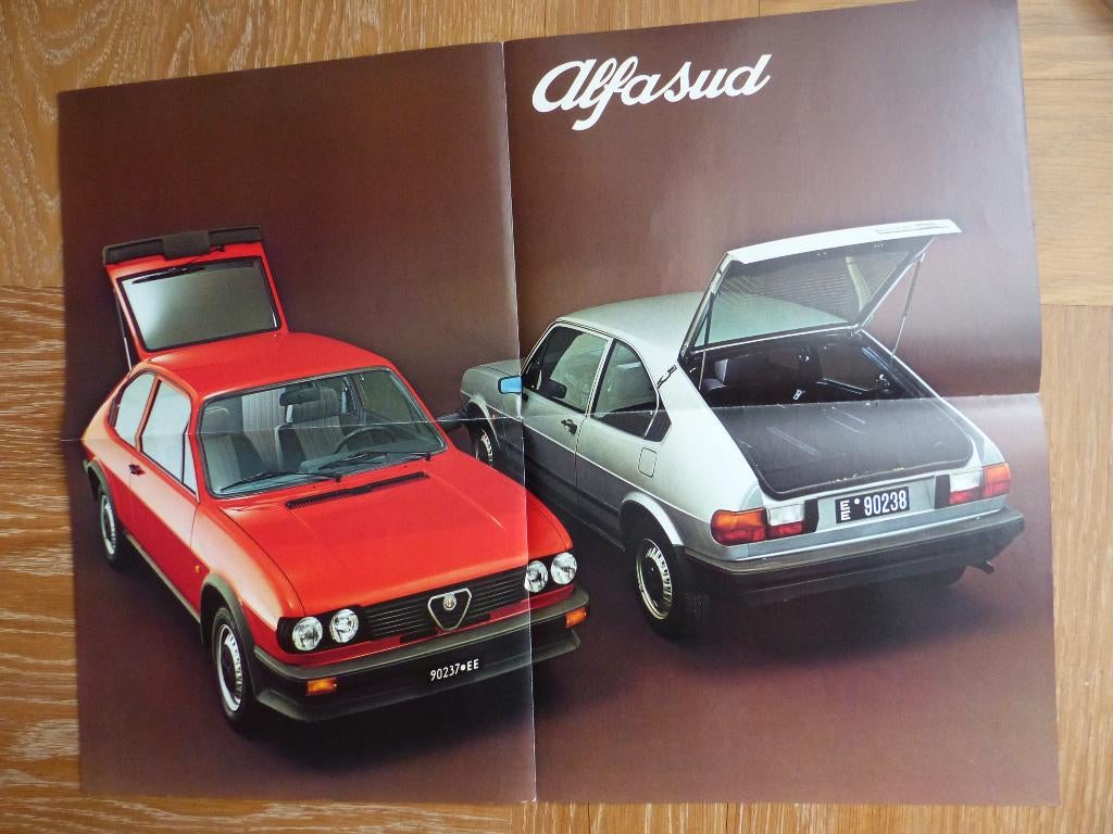 Alfa Romeo Alfasud 3 deurs introductie brochure Italiaans, Ophalen of Verzenden, Zo goed als nieuw, Alfa Romeo