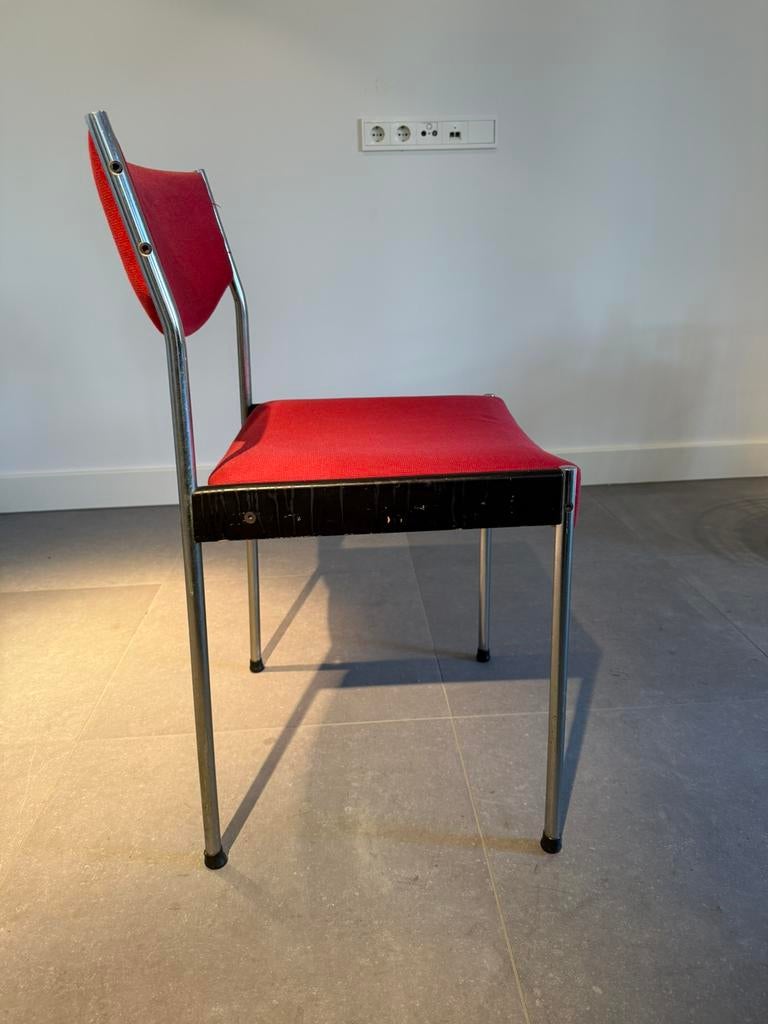 Theraca vintage stoel, Gebruikt, Overige kleuren, Ophalen of Verzenden, Stof