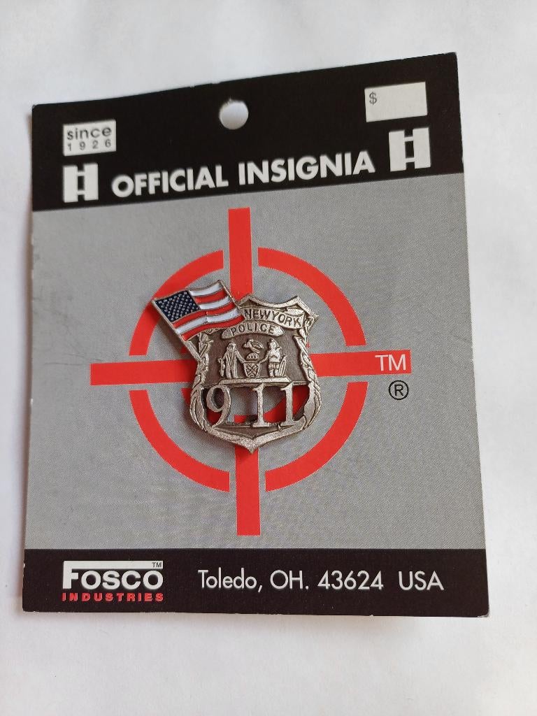 Pins USA (NYPD 9-11), Ophalen of Verzenden, Overige soorten, Amerika, Embleem of Badge