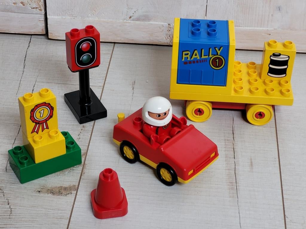 Rally Race 1 set, 2-6 jaar (LEGO/ DUPLO), Ophalen, Zo goed als nieuw, Complete set, Lego