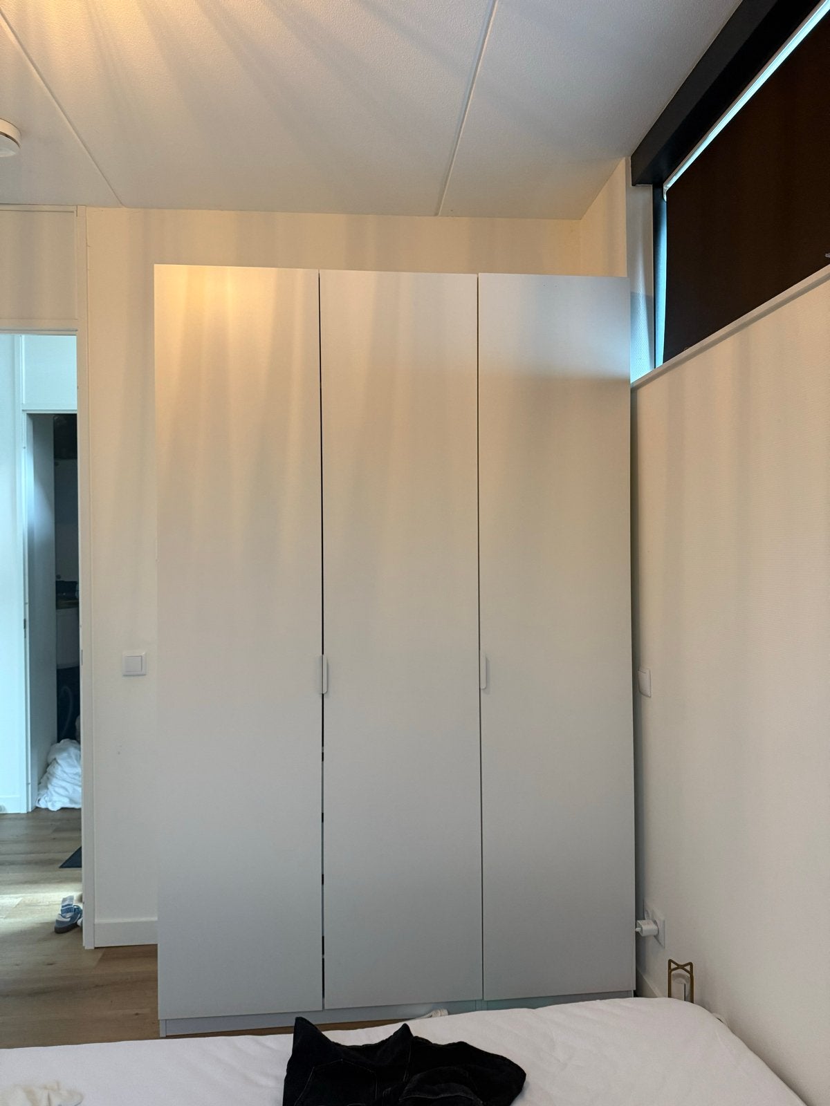PAX kast 150x236 cm met lades, draadmand en planken, Ophalen, 100 tot 150 cm, 200 cm of meer, Zo goed als nieuw