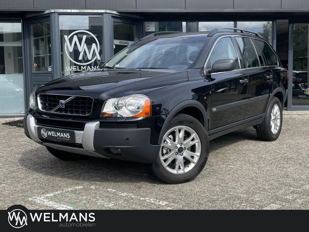Volvo XC90 2.5T AWD Geartronic Summum Youngtimer l 7p l 2e e, Auto's, Gebruikt, Zwart, 1991 kg, 7 stoelen