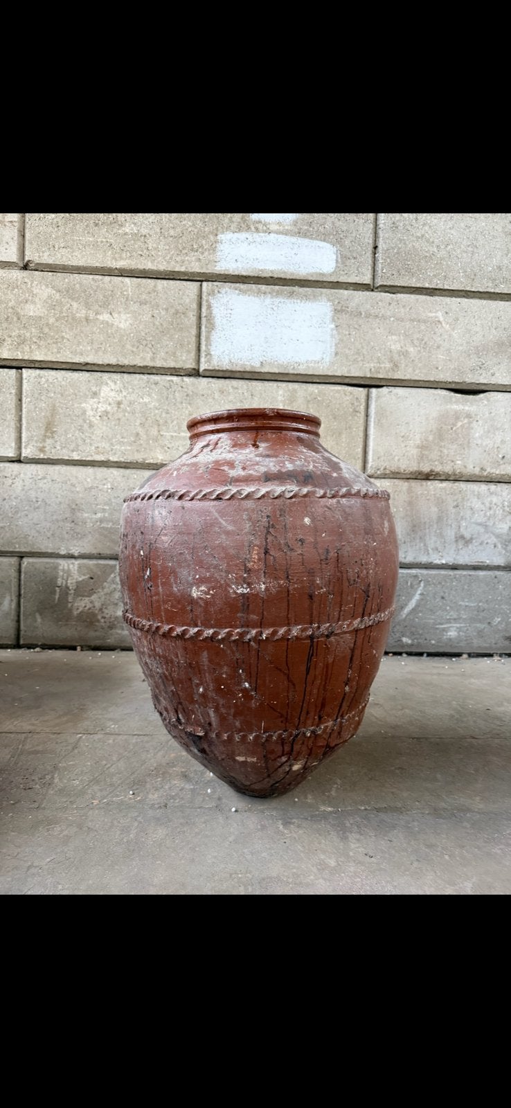 Keramieken vazen/potten, Ophalen, Gebruikt, Natuurlijk materiaal, 80 cm